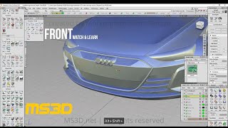 Audi E Tron GT Course Chapter12 Teaser | Autodesk Alias | MS3D