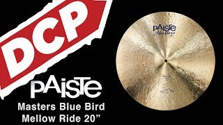 Paiste Masters Blue Bird Mellow Ride Cymbal 20 2265 grams CY0005501920