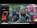 LGE 2026 | ANC President Cyril Ramaphosa doorstop media engagement during party's registration drive