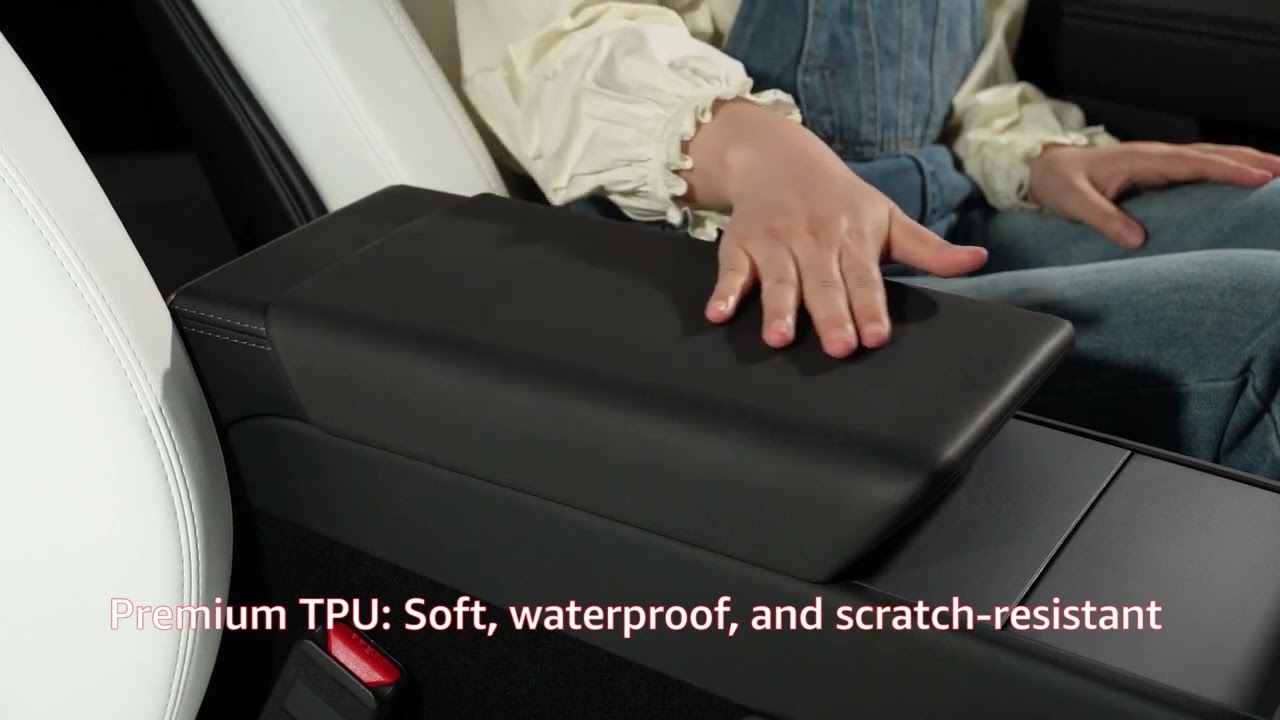 Highland & Juniper Armrest Protection – BASENOR Black TPU Cover for OEM Leather