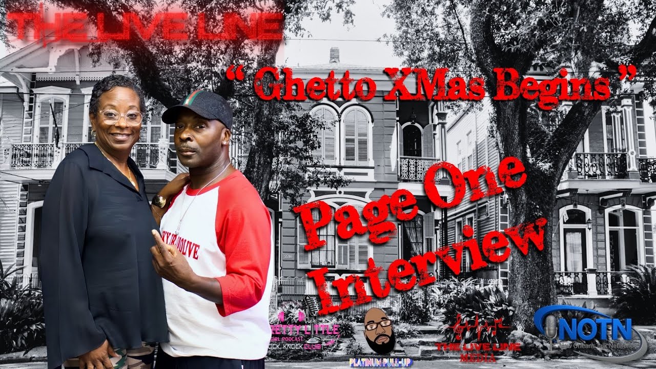 Ghetto Christmas Season Begins on The Live Line With Page One Interview