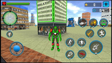 Flying Bus Robot Car Game 3d - Android Gameplay