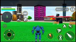 Dragon Robot Police Truck Games - Android Gameplay #5 screenshot 5