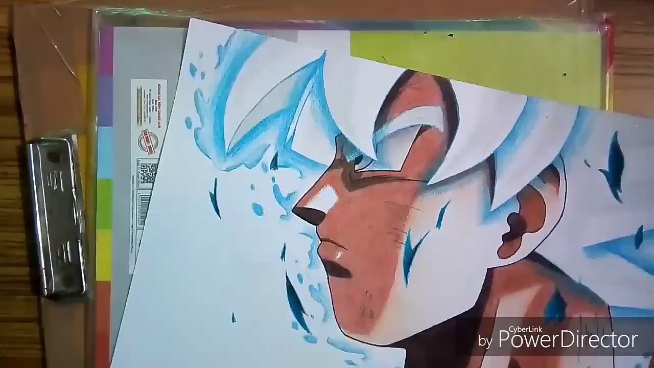 HOW TO DRAW GOKU ULTRA INSTINCT MASTERED FROM DRAGON BALL SUPER - YouTube