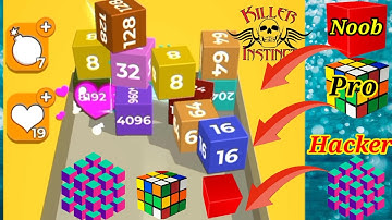 Chain Cube | Noob vs Pro vs Hacker chain Cube 3D Gameplay Walkthrough android, iOS #9