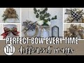 🔴🎀HOW TO MAKE AN EASY BOW EVERY TIME 2021 | HOW TO MAKE A BOW PERFECTLY 11 DIFFERENT WAYS🎀🔴