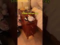 Ultra-slim nightstand for small bedrooms😊