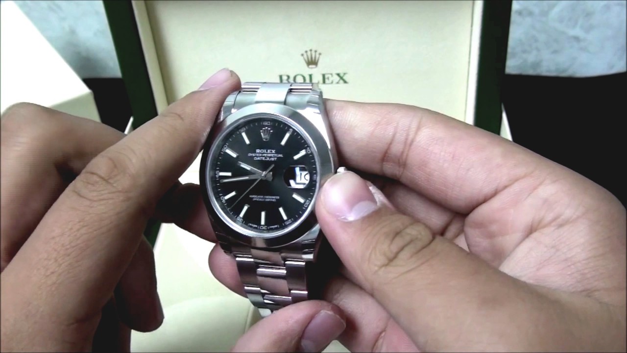 rolex 126300 black