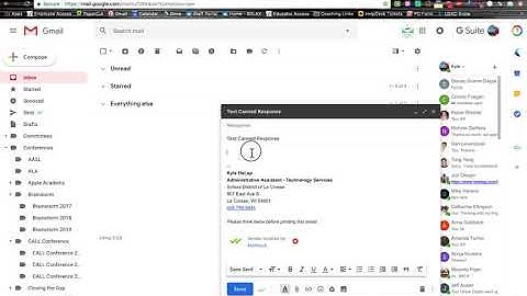 Using Gmail Canned Responses