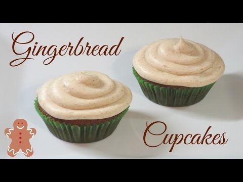 Gingerbread Cupcakes with Cream Cheese Frosting - Recipe!