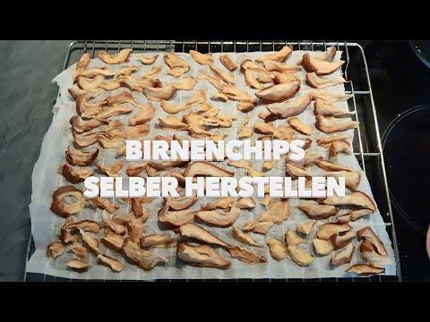 Video: Birnen Trocknen Dry