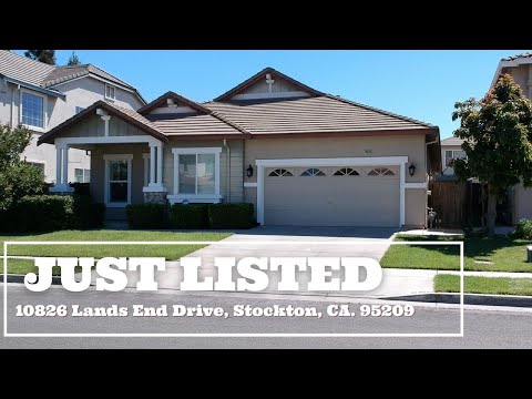 10826 Lands End Drive, Stockton, CA home video tour