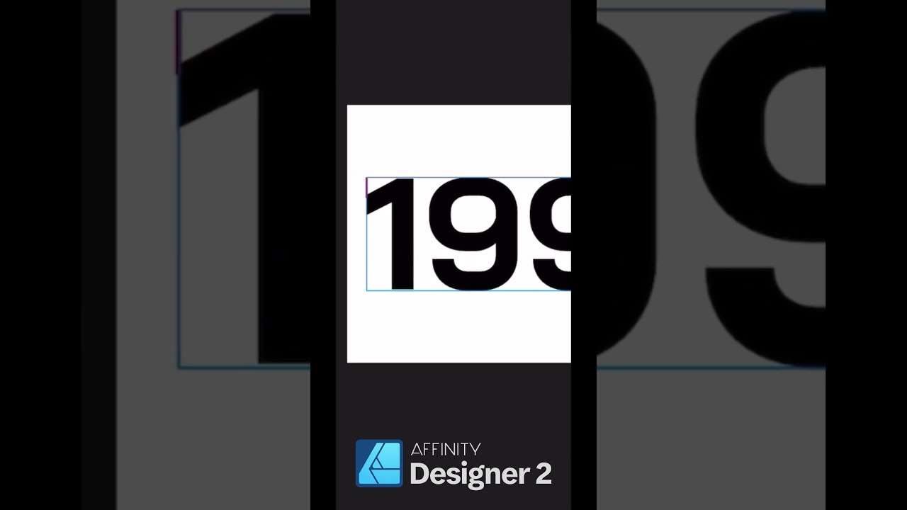 Text to vector | Affinity Designer 2 🇹🇭sub