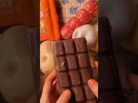 🍫 왁스 코팅 초콜릿 뿌시기 <strong>Wax</strong> Cracking ASMR