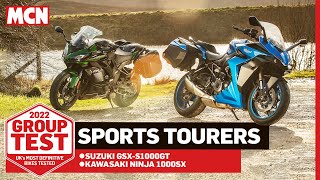 Which is the best sports tourer? 2022 Suzuki GSX-S1000GT vs Kawasaki Ninja 1000SX | MCN