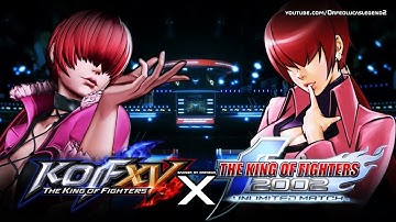KOF XV - SHERMIE COMPARISON WITH KOF 2002 UM