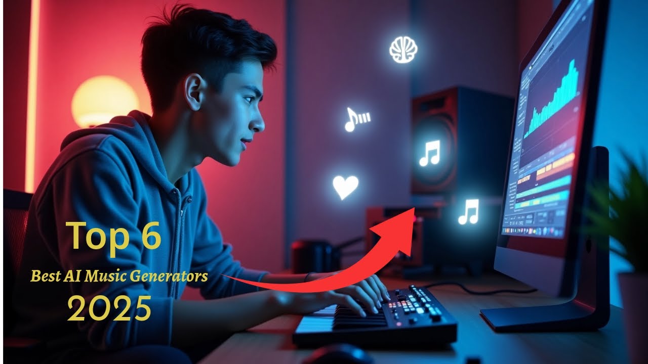 Thumbnail for ✅ Top 6 Free Music Production Software How I Create Professional Music Without Any Musical Skills🎵