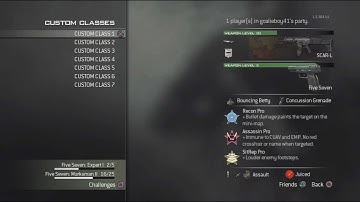 MW3 Custom Class Setup - goalieboy41