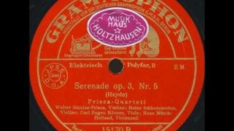 Haydn: Serenade (Prisca Quartet, 1937)
