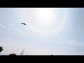 Sundog flight with the jet wing.
