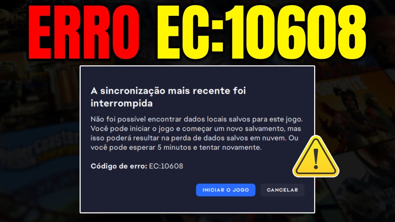 Como Resolver Erro EC:10608 da EA App (2025)