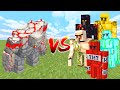 REDSTONE GOLEM vs ALL GOLEM in Minecraft Mob Battle