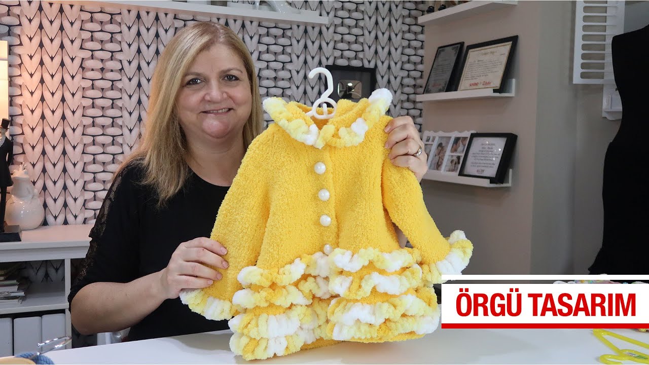 Miniklere Civciv Manto Firfir Yapmanin En Kolay Yolu Bu Videoda Youtube Bebek Giysi Desenlerleri Orgu Manto