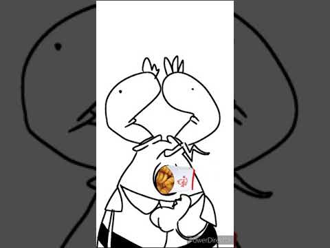 Mr Krabs eats Arbys but I animated it