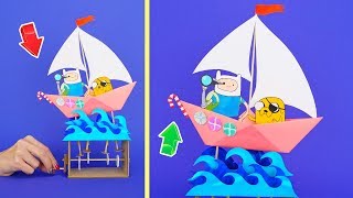 ADVENTURE TIME SAILBOAT and 9 COOL DIY FOR FAMILY AND FUN image