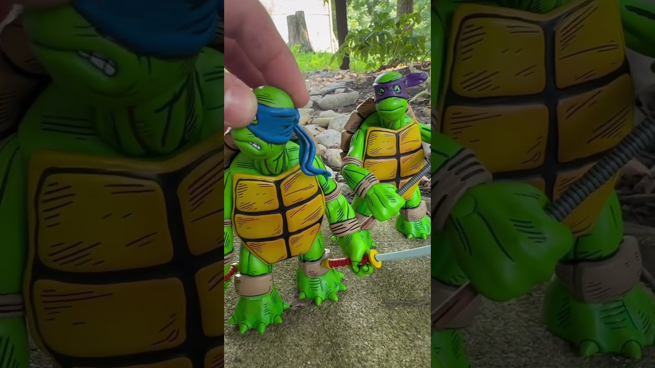 Customized NECA First Turtles By Eastman And Laird Now These Turtle Boys Have Their Colored Masks 