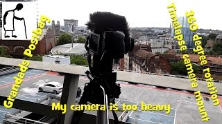 My camera is too heavy for the 360 degree rotation camera mount