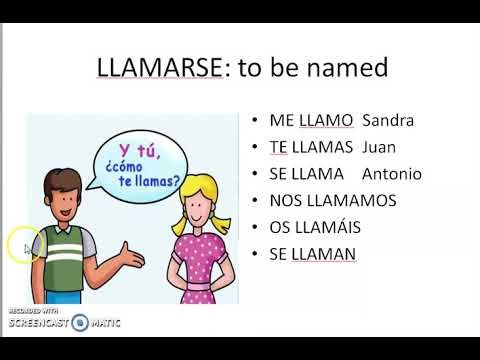 recording reflexive verbs spanish 2 - YouTube