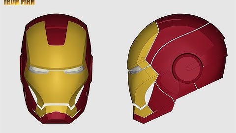 3D Modeling an Iron Man Helmet Shape in CATIA V5