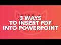How to Insert PDF into PowerPoint: 3 Easy Ways (Windows and Mac). PowerPoint 2019. TemplateMonster