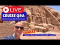 Live Cruise Q&amp;A. Your Cruising Questions Answered. Sunday 7 May 2023 (5pm Uk/ 12 Noon EST/ 9am PST)