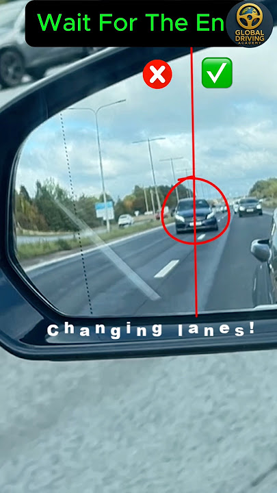 Car Driving Training | When Can I Change Lanes? | Driving Test