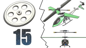 SolidWorks| Helicopter(15/49) | Gear1