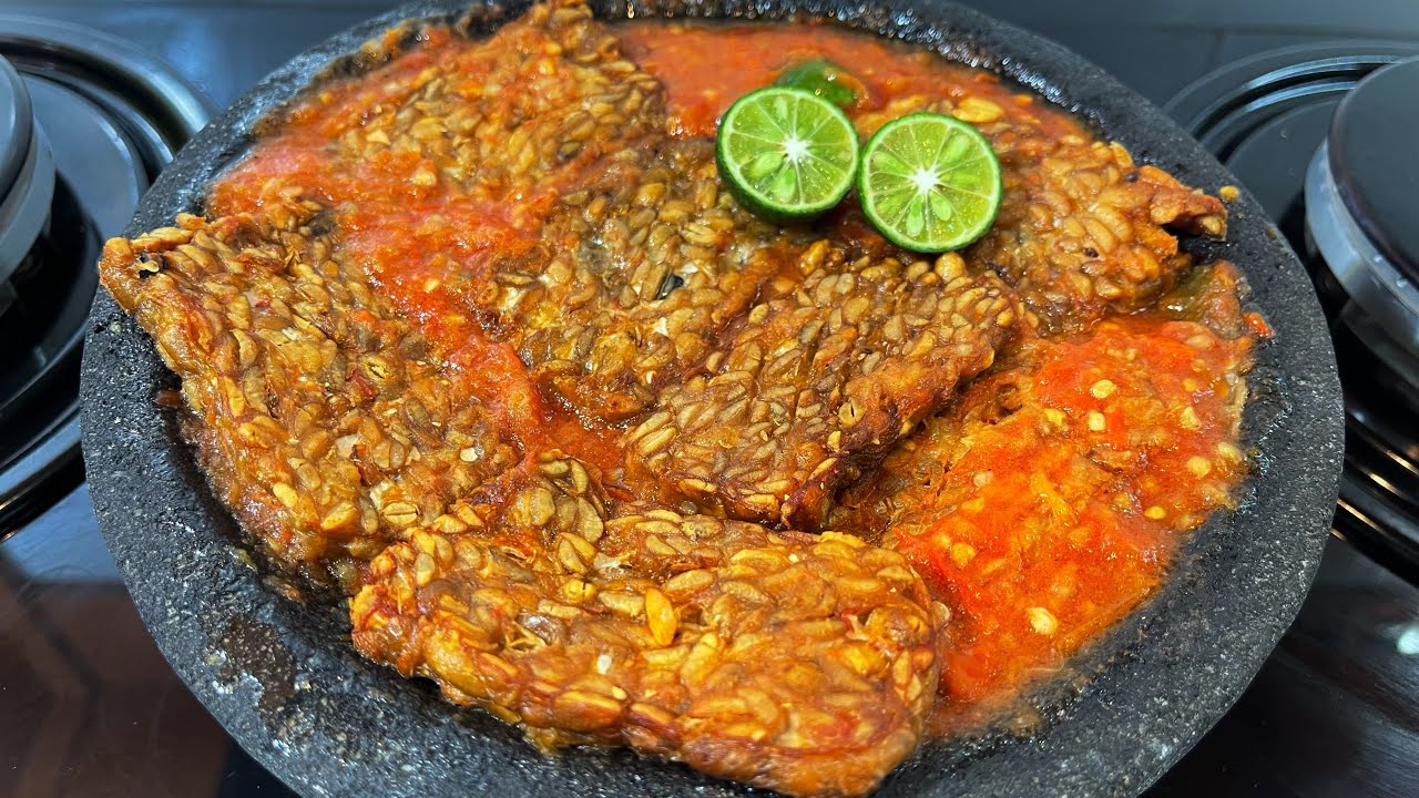 BIKIN KALAP MAKAN KALAU UDAH NYAMBEL, PENYET TEMPE SUPER ENAK IRIT DI KANTONG