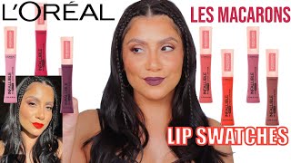 Loreal Infallible Matte Lipstick Les Macarons Natural Lighting Lip Swatches Wear Test Mj