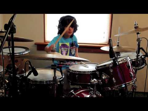 Raghav 8 year old drummer - Fool In the Rain Led Zeppelin Drum Cover