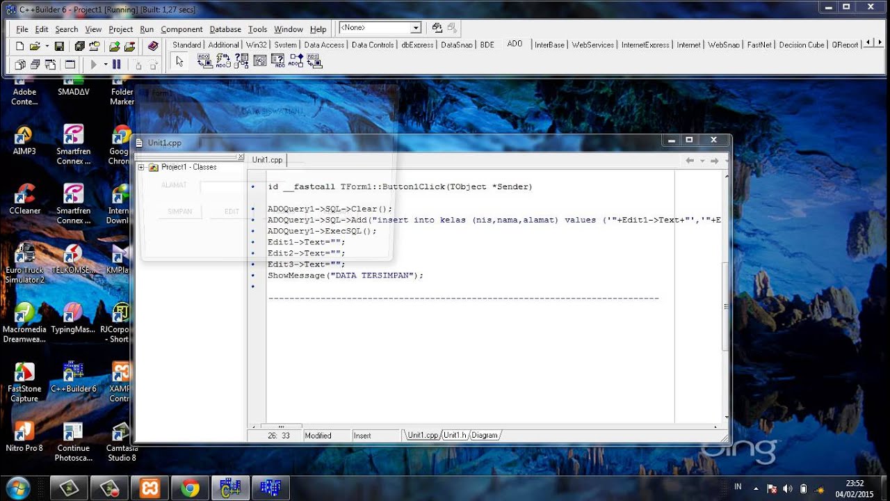 TUTORIAL : DATABASE SEDERHANA MENGGUNAKAN C++ - YouTube