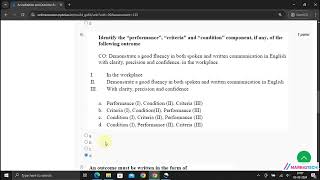 NPTEL Accreditation and Outcome based learning Week2 Assignment2 Solution August 2024