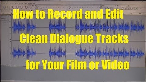 How To Remove Noise from Recorded Dialogue (Dialog), Use a Noise gate and Add Room Tone