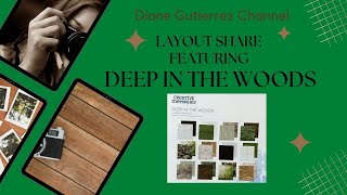 Information Scrapbook Layout Share featuring Creative Memories Deep in the Woods Collection News