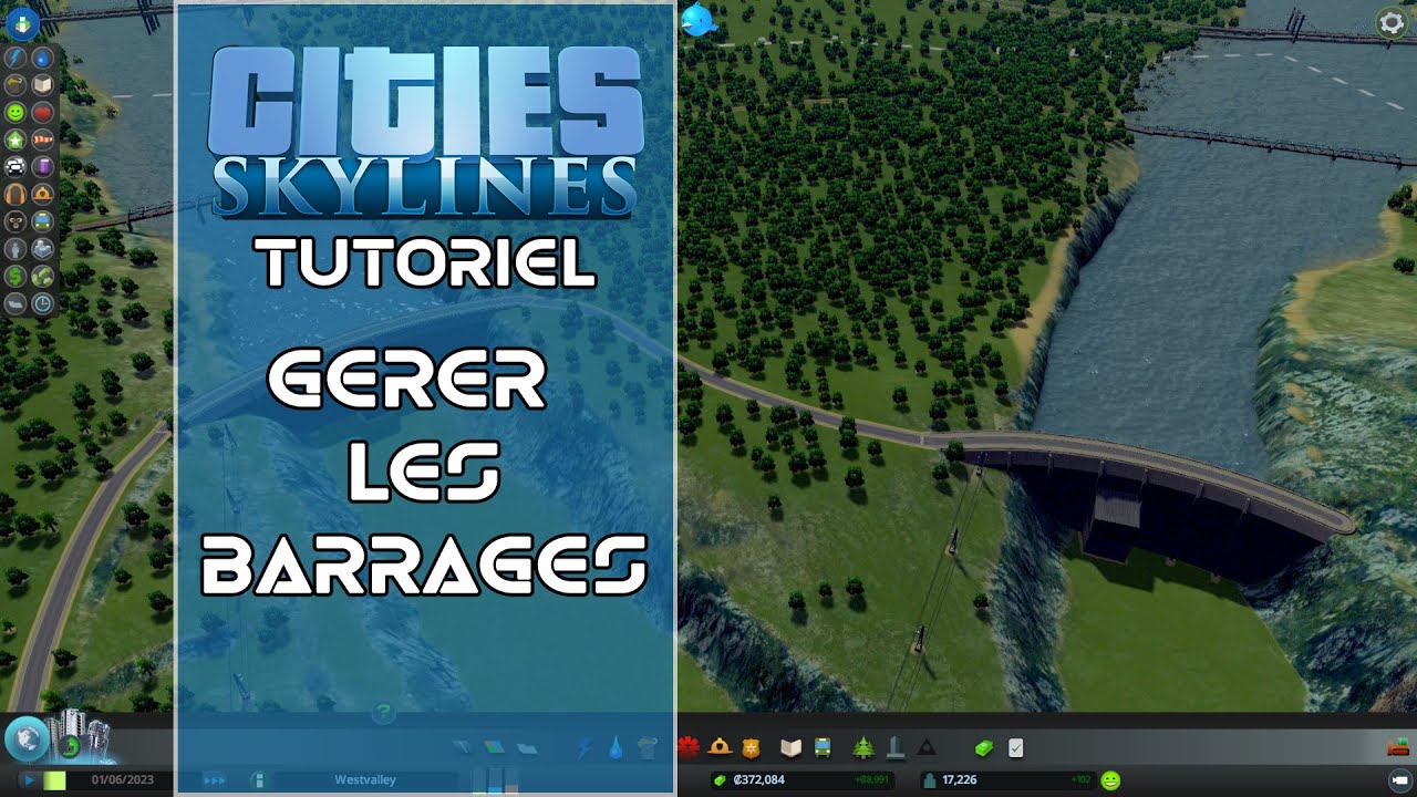 Tutoriel Cities Skylines - Comprendre les Barrages ! - YouTube