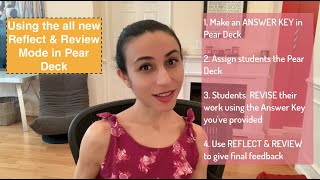 Guiding Students to Self-Assess & Correct with Pear Deck Takeaways + Reflect & Review Feedback