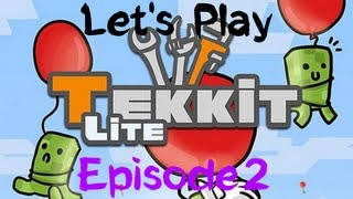 Lets Play Tekkit Lite - Episode 2 - The Search For The Holy.. Rubber Trees?