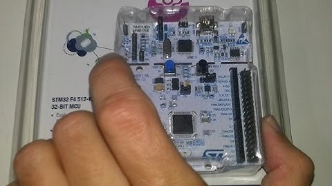 Playing with a new toy : STM32F401 NUCLEO board