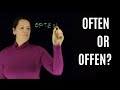 Pronunciation Lesson :   Often or Offen? Mp3 Song