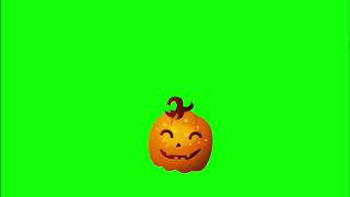 ✔️GREEN SCREEN EFFECTS: halloween - pumpkin animation